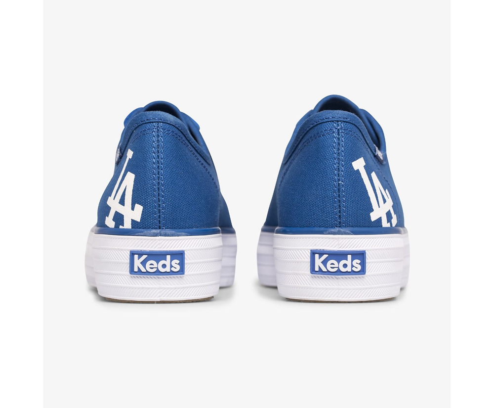 Basket Keds Femme Bleu - Triple Kick Mlb® - 431-GABLFH